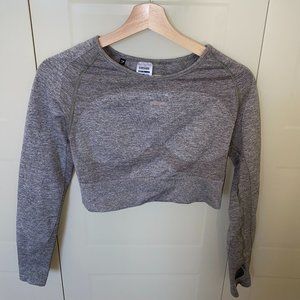 Long Sleeve Gymshark Crop Top
